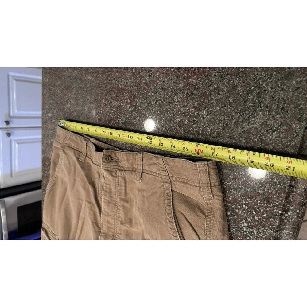 American Eagle AE Supply‎ Y2K Flex Cargo Pants Tan Mens Military Inspired 36x